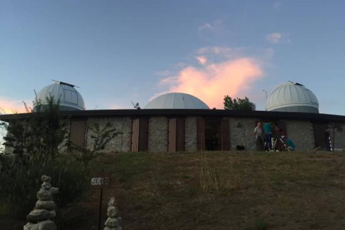 Sonnenfinsternis in der Sternwarte Ca' del Monte