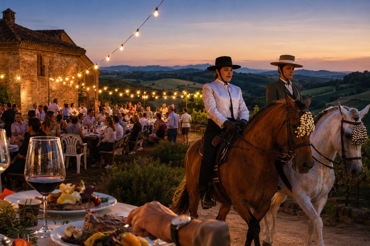 Eventi del weekend in Oltrepò Pavese tra borghi, cena all’aperto, cavalli e festa estiva sulle colline
