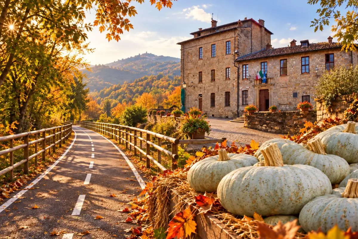 Weekend in Oltrepò Pavese tra Greenway, borgo in collina e zucche autunnali