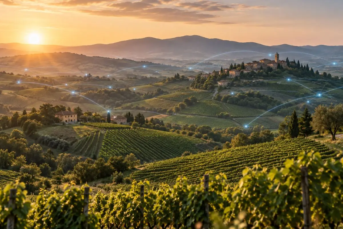 Borghi e vigneti dell’Oltrepò Pavese connessi attraverso rete satellitare e digitale