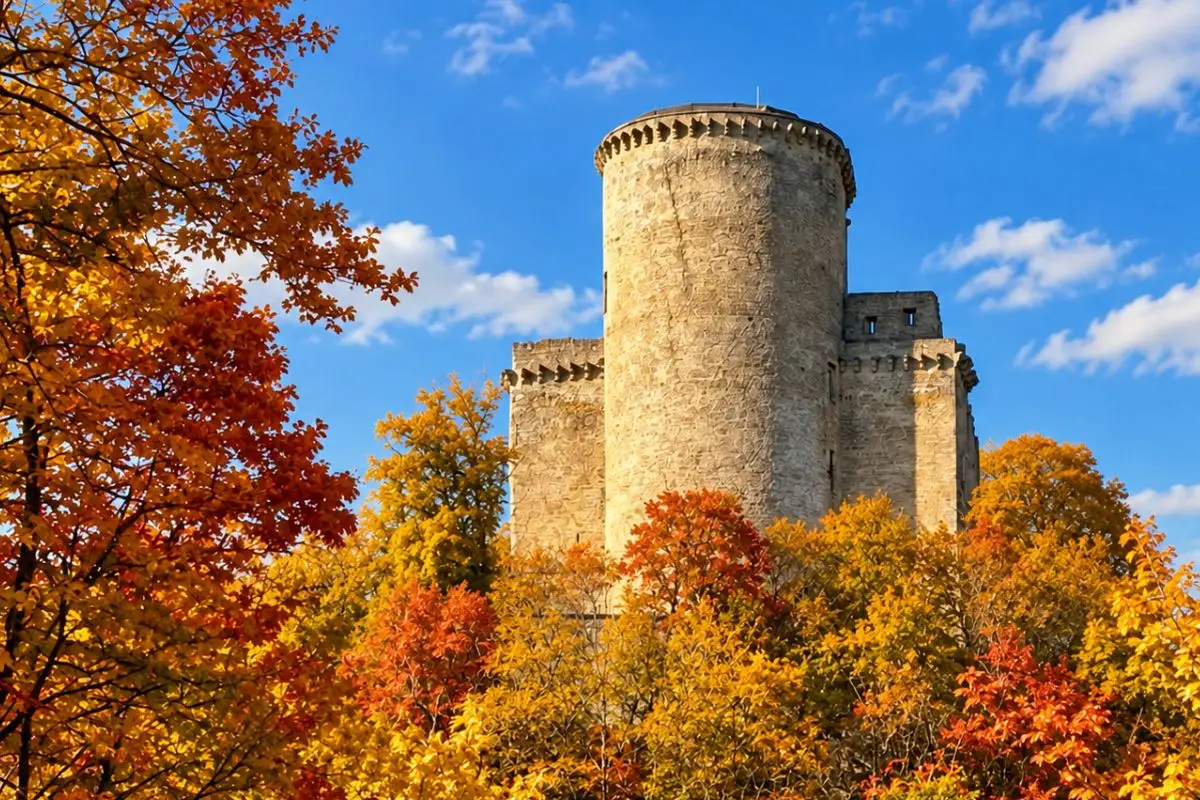 Castello di Oramala a Val di Nizza nell'Oltrepò Pavese, antica rocca medievale della famiglia Malaspina.
